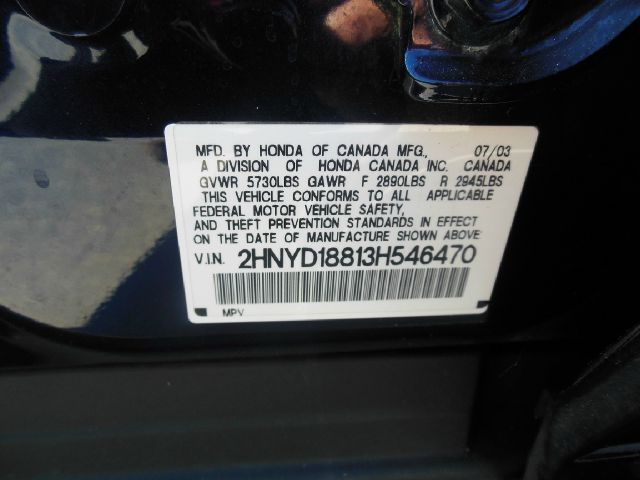 2003 Acura MDX 4dr Sdn Fleet Standard