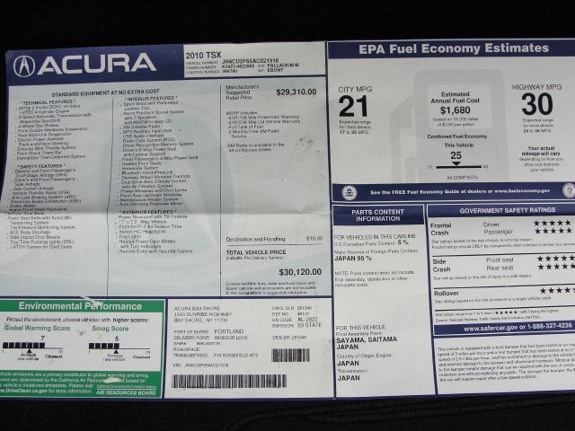 2010 Acura TSX Premium Quattro