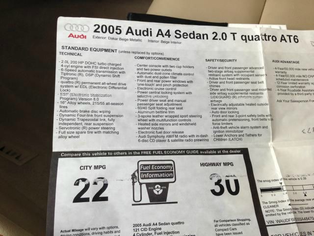 2005 Audi A4 4dr Wgn SEL FWD