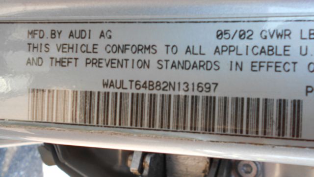 2002 Audi A6 Supercrew-short-xlt-4wd-6 CD-1 Owner