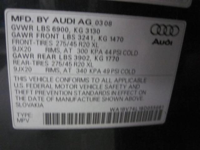 2008 Audi Q7 545I 6-spd MANU
