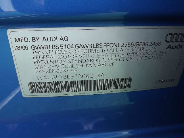 2007 Audi S4 Series 4.