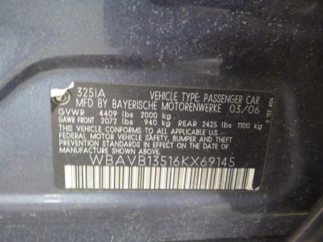 2006 BMW 3-Series STX XL XLT FX2 Lariat