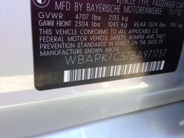 2011 BMW 3-Series EXT WB W/1sb PKG