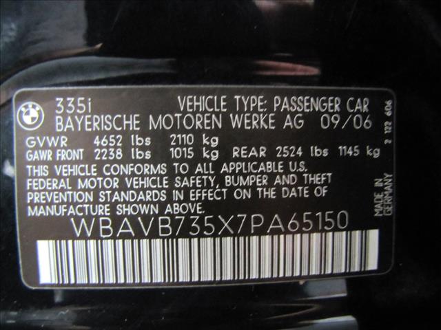 2007 BMW 3 series S FE Plus