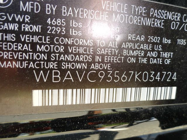 2008 BMW 3 series S FE Plus