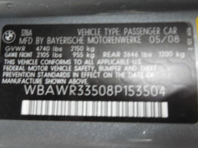 2008 BMW 3 series 4.2L