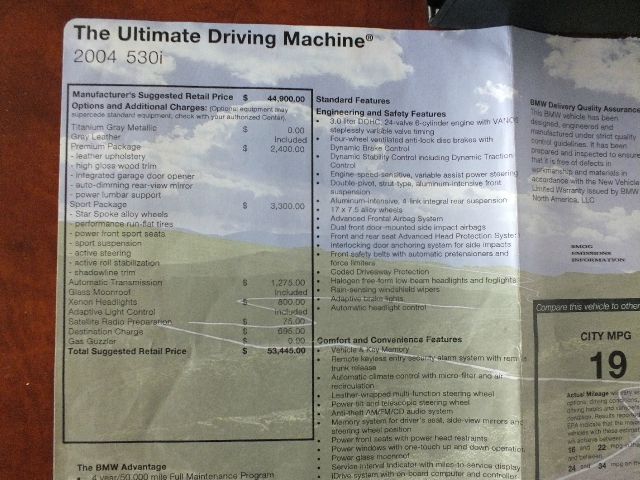 2004 BMW 5 series Luxury Premier