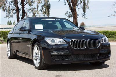 2013 BMW 7 series 4dr 2.9L Twin Turbo AWD W/3rd Row