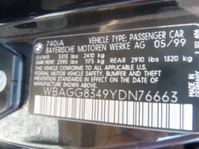 2000 BMW 7 series 3.5tl W/tech Pkg