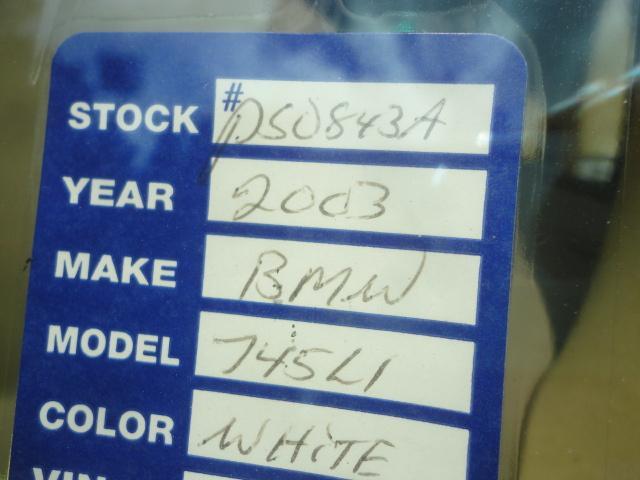 2003 BMW 7 series Givanchy