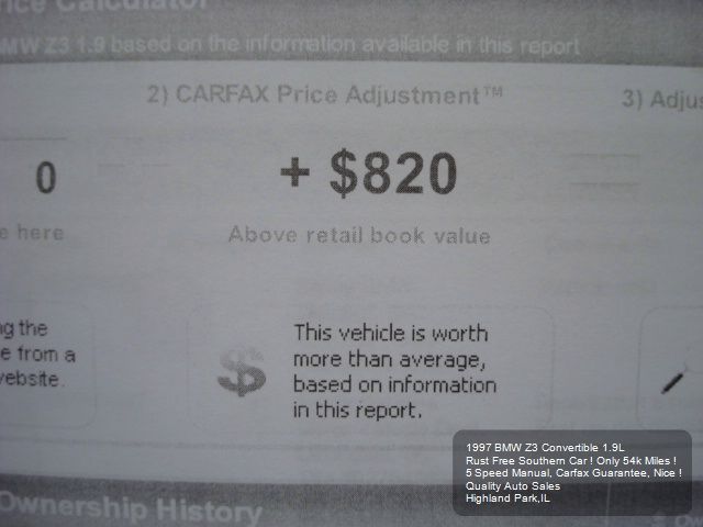1997 BMW Z3 SE Front-wheel Drive