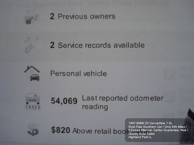 1997 BMW Z3 SE Front-wheel Drive