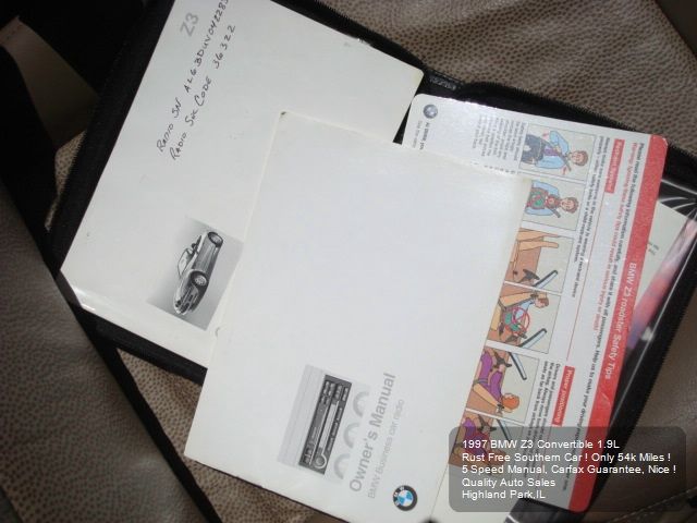 1997 BMW Z3 SE Front-wheel Drive