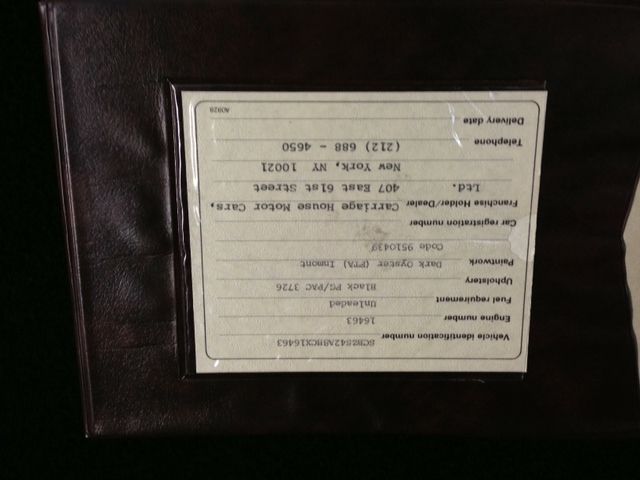 1987 Bentley Mulsanne Unknown