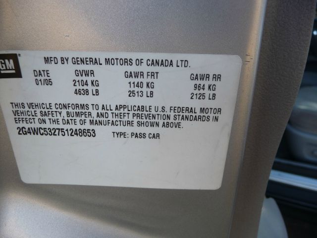 2005 Buick LaCrosse GS 460 Sedan 4D