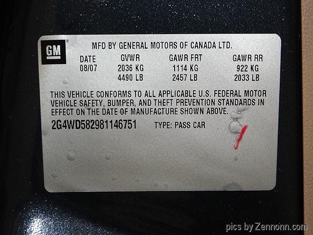 2008 Buick LaCrosse All The Whistlesbells