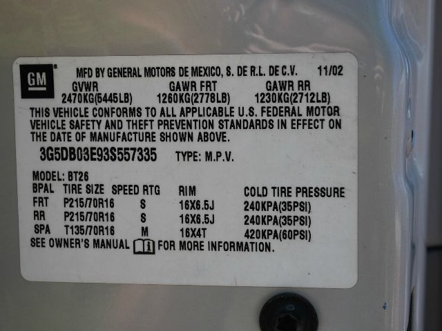 2003 Buick Rendezvous 2.5X AWD