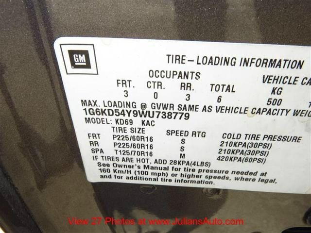 1998 Cadillac Deville SE Sedan