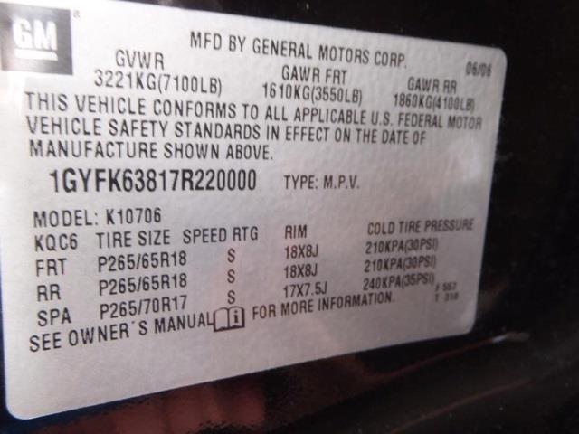 2007 Cadillac Escalade Unknown