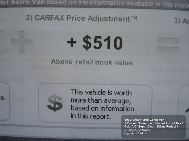 1999 Chevrolet Astro Sport PZEV