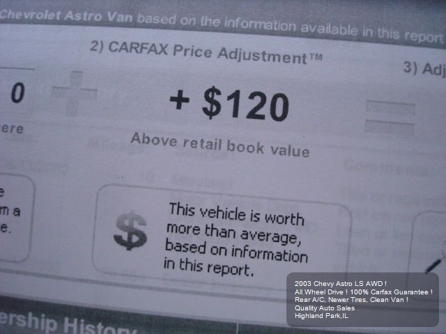 2003 Chevrolet Astro EX - DUAL Power Doors