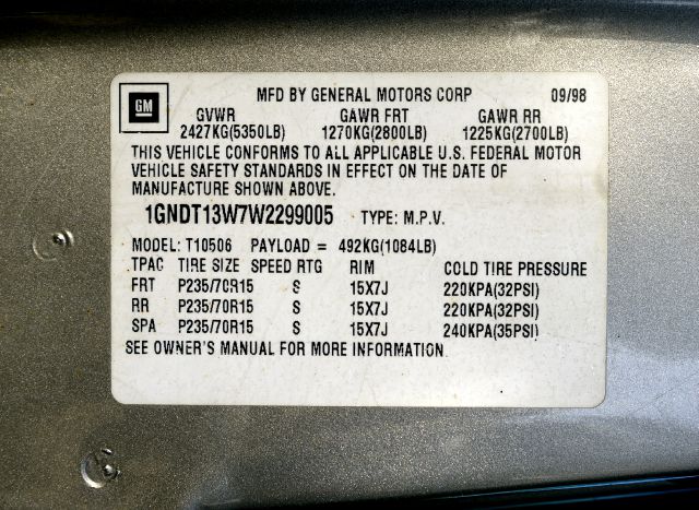 1998 Chevrolet Blazer Volante S