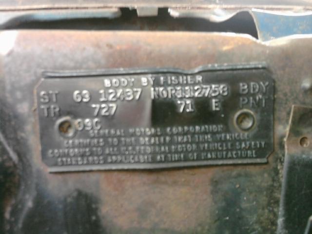 1969 Chevrolet Camaro Unknown