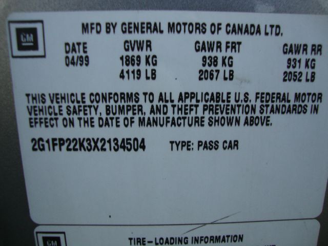 1999 Chevrolet Camaro GT Premium