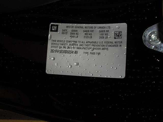 2013 Chevrolet Camaro Continental Edition