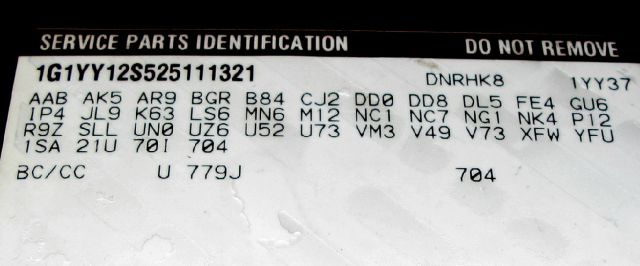 2002 Chevrolet Corvette R/T Sport Utility 4D