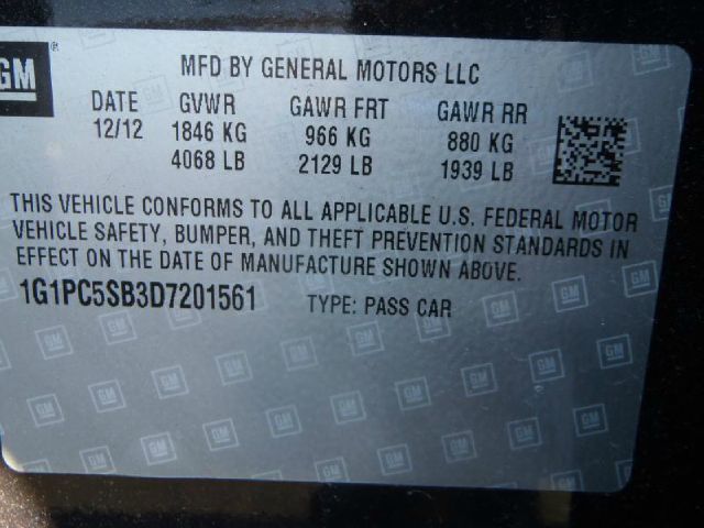 2013 Chevrolet Cruze XLT Supercab Long Bed 4WD