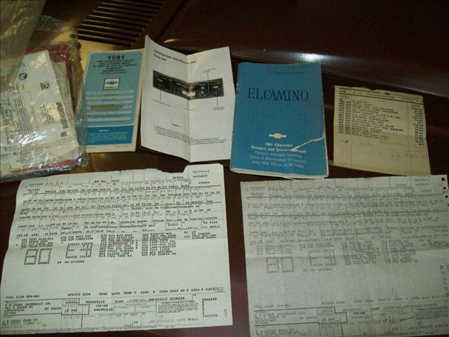 1981 Chevrolet EL CAMINO Unknown