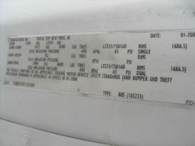 2007 Chevrolet G3500 Express Wheelchair Shuttle Bus 2LT V6 4DR