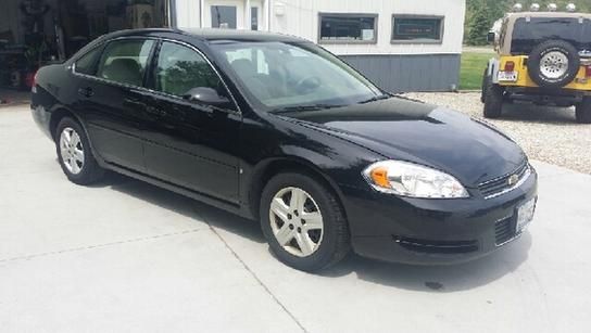 2007 Chevrolet Impala Blk Ext With Silver Trin