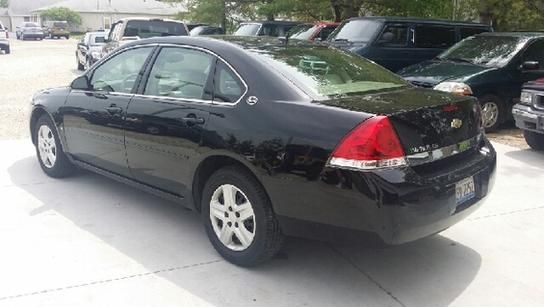 2007 Chevrolet Impala Blk Ext With Silver Trin