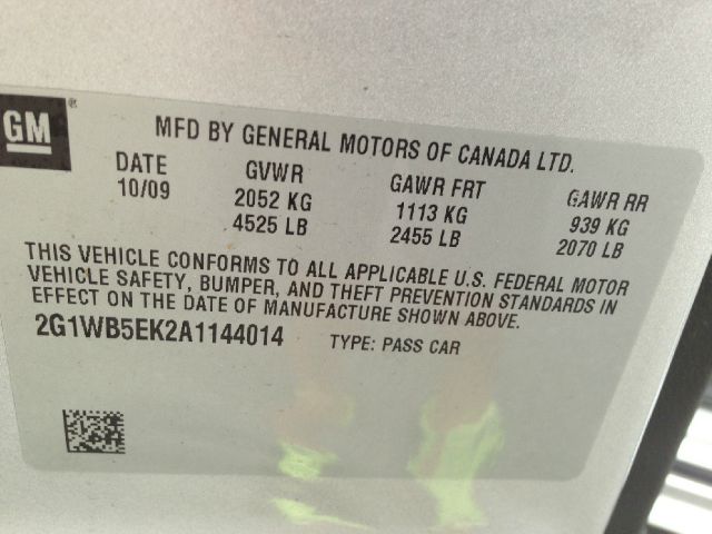 2010 Chevrolet Impala SL1