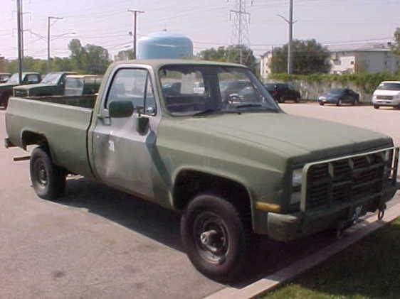 1984 Chevrolet Military Truck SLE W-3sa W-pdn