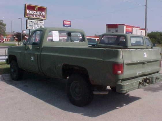 1984 Chevrolet Military Truck SLE W-3sa W-pdn