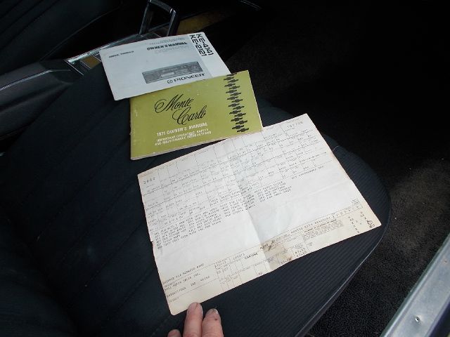 1971 Chevrolet Monte Carlo Unknown