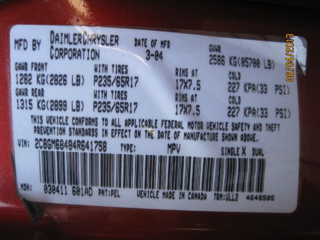 2004 Chrysler Pacifica Slk55 AMG