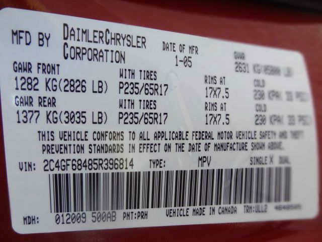 2005 Chrysler Pacifica GT Premium