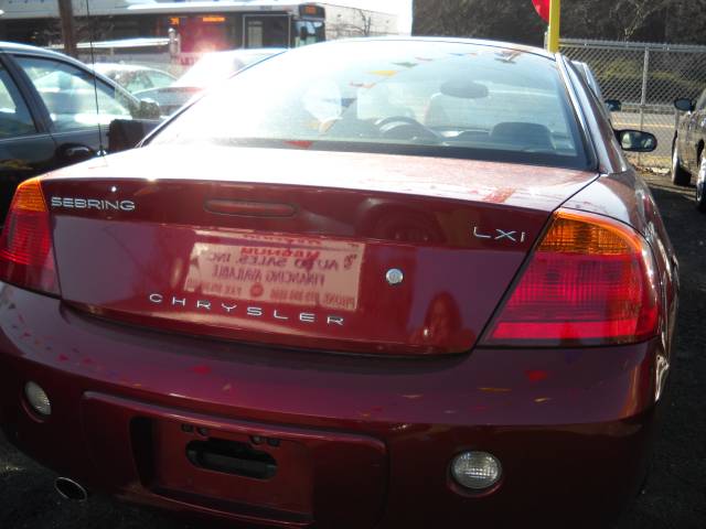 2002 Chrysler Sebring S Sedan Under FULL Factory Warranty
