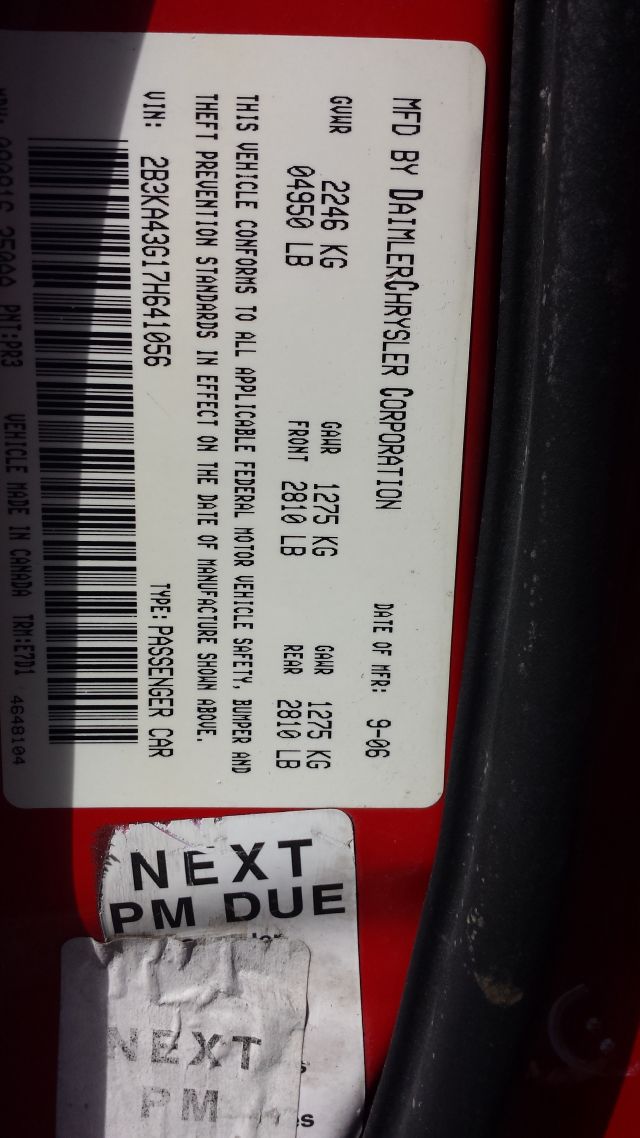 2007 Dodge Charger S