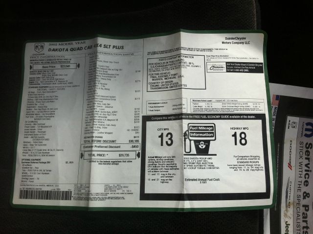 2002 Dodge Dakota Dsl Xtended Cab XLT Long Bed