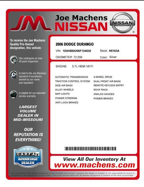 2006 Dodge Durango SLT 25