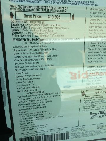 2014 Dodge Grand Caravan SE