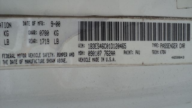 2001 Dodge Neon Unknown