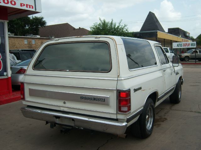 1985 Dodge Ramcharger 4x4 Base