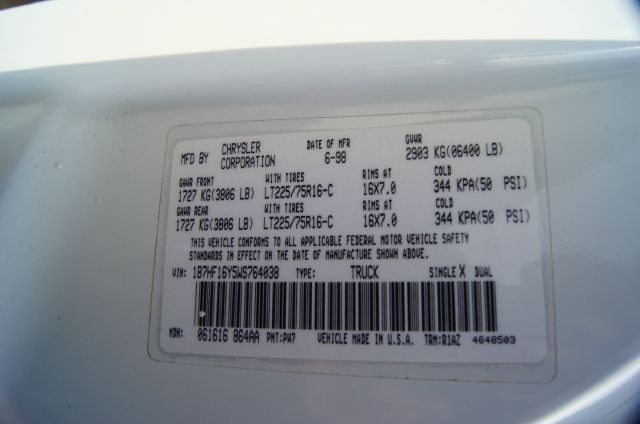 1998 Dodge Ram 1500 Hybrid Sedan 4D